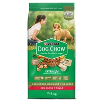 Comida Seca Para Perro Dog Chow Salud Visible Cachorros Medianos Y Grandes 4kg