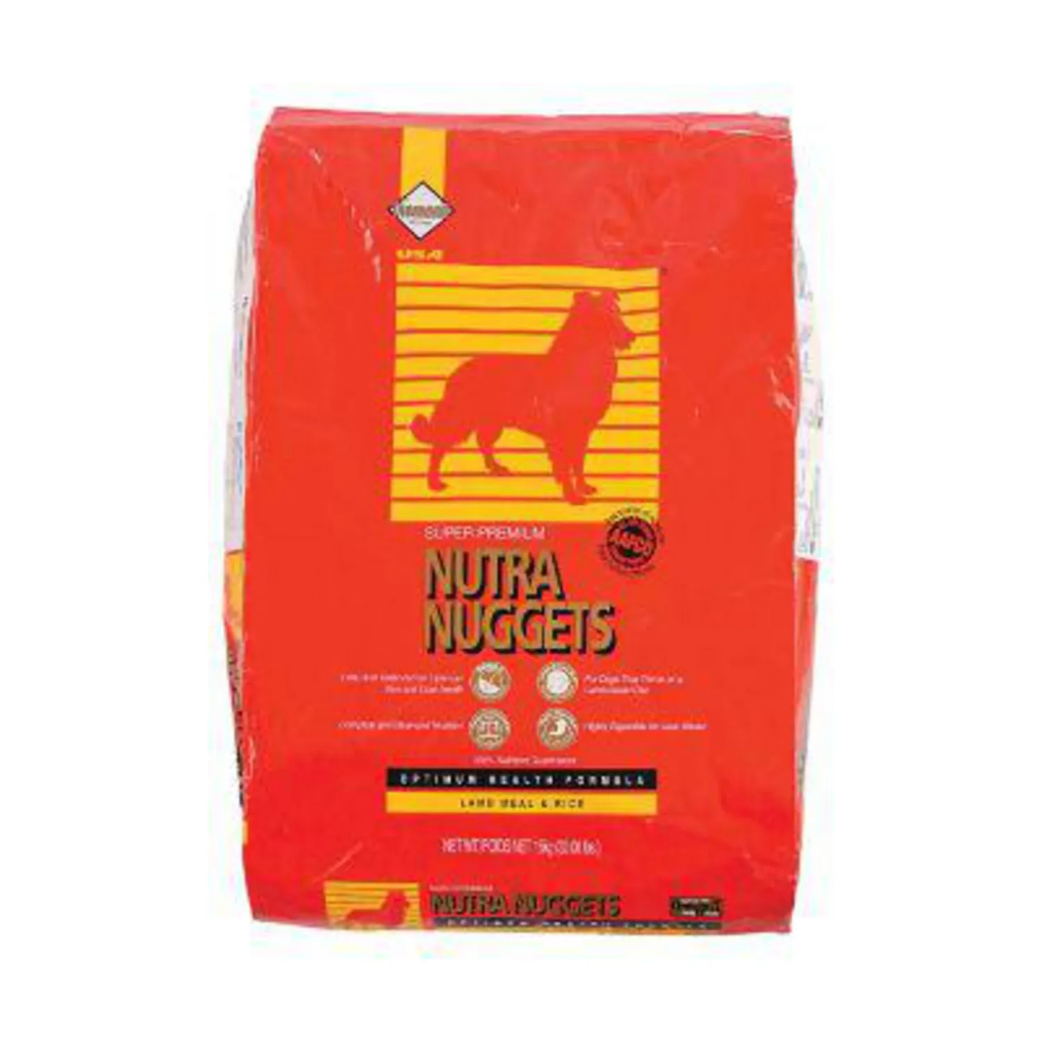 Comida Seca Para Perro Nutra Nuggets Con Sabor A Cordero & Arroz 15kg