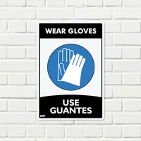 Señal Use Guantes 22X15Cm