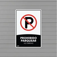 Señal No Parquear 35X24Cm