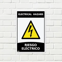 Señal Riesgo Eléctrico 35X24Cm