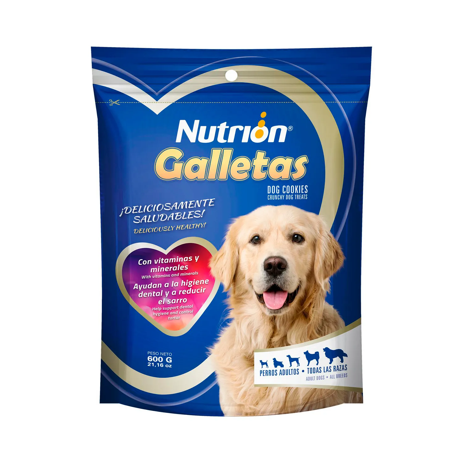 Snack Para Perro Galletas Nutrion 600g