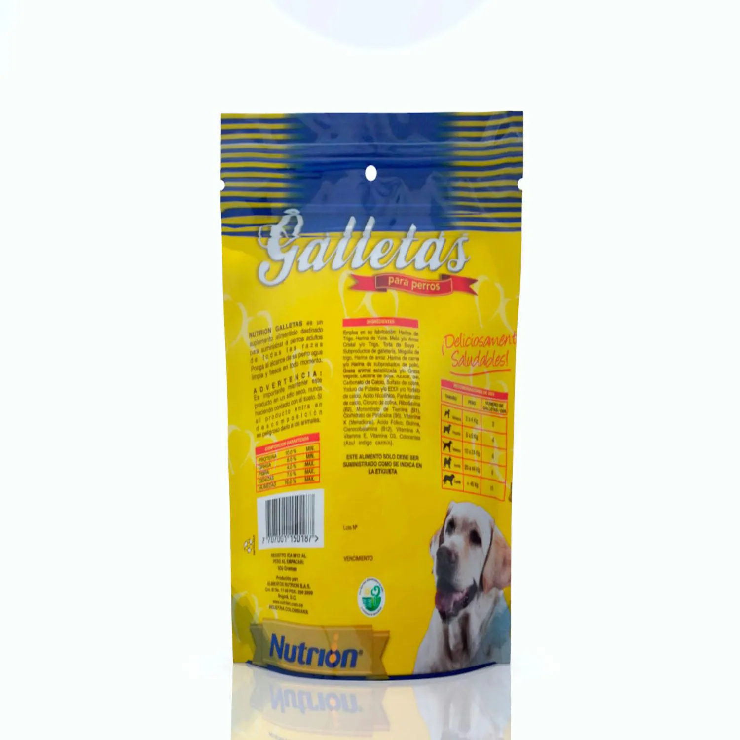 Snack Para Perro Galletas Nutrion 600g 3