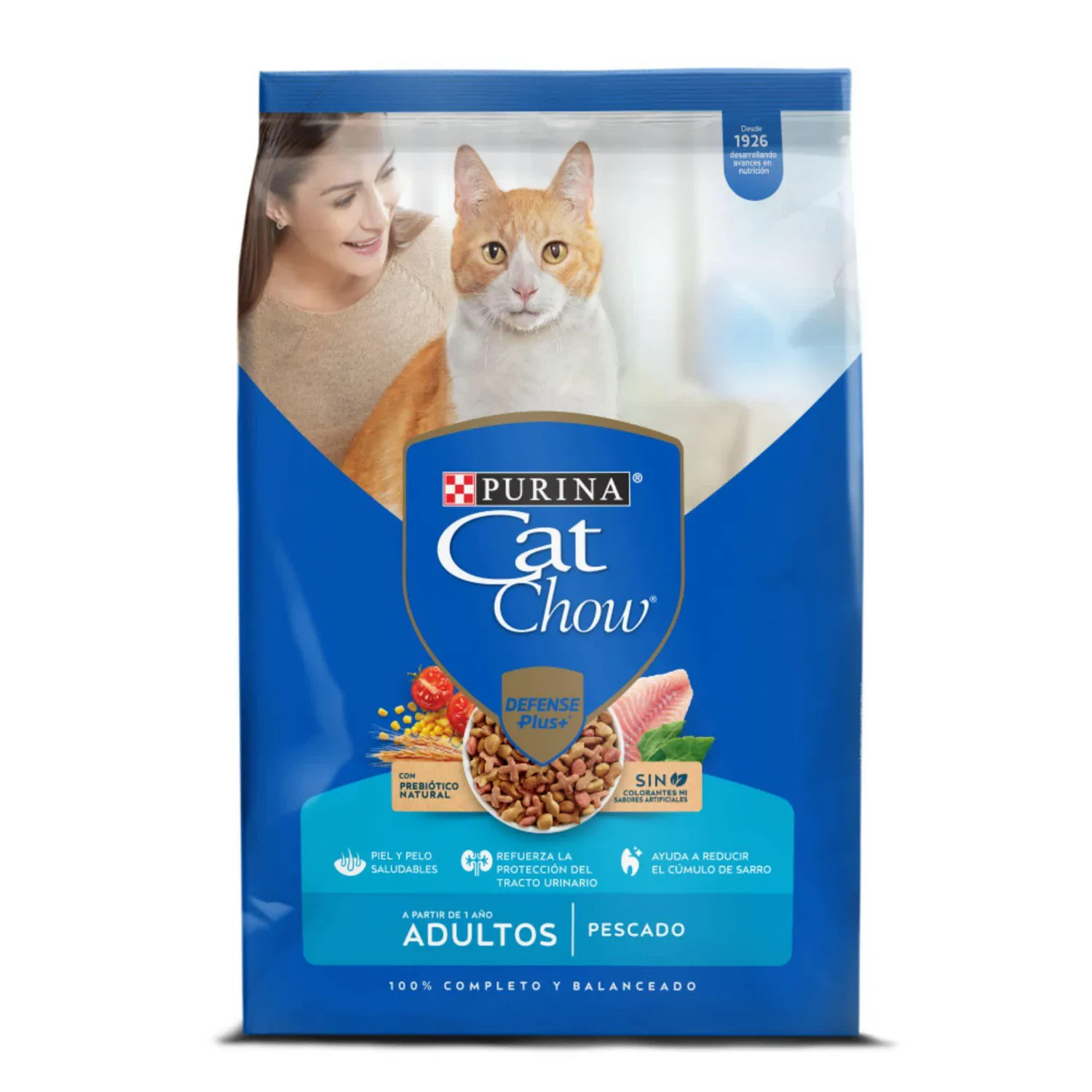 Comida Seca Para Gato Adulto Pescado Cat Chow 8kg