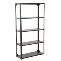 Estantería Metálica 5 Niveles 183x92x35 cm Negro