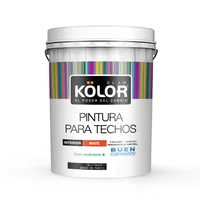 Kolor Pintura para Interior Techos y Cielos Rasos Blanco 5 Galones
