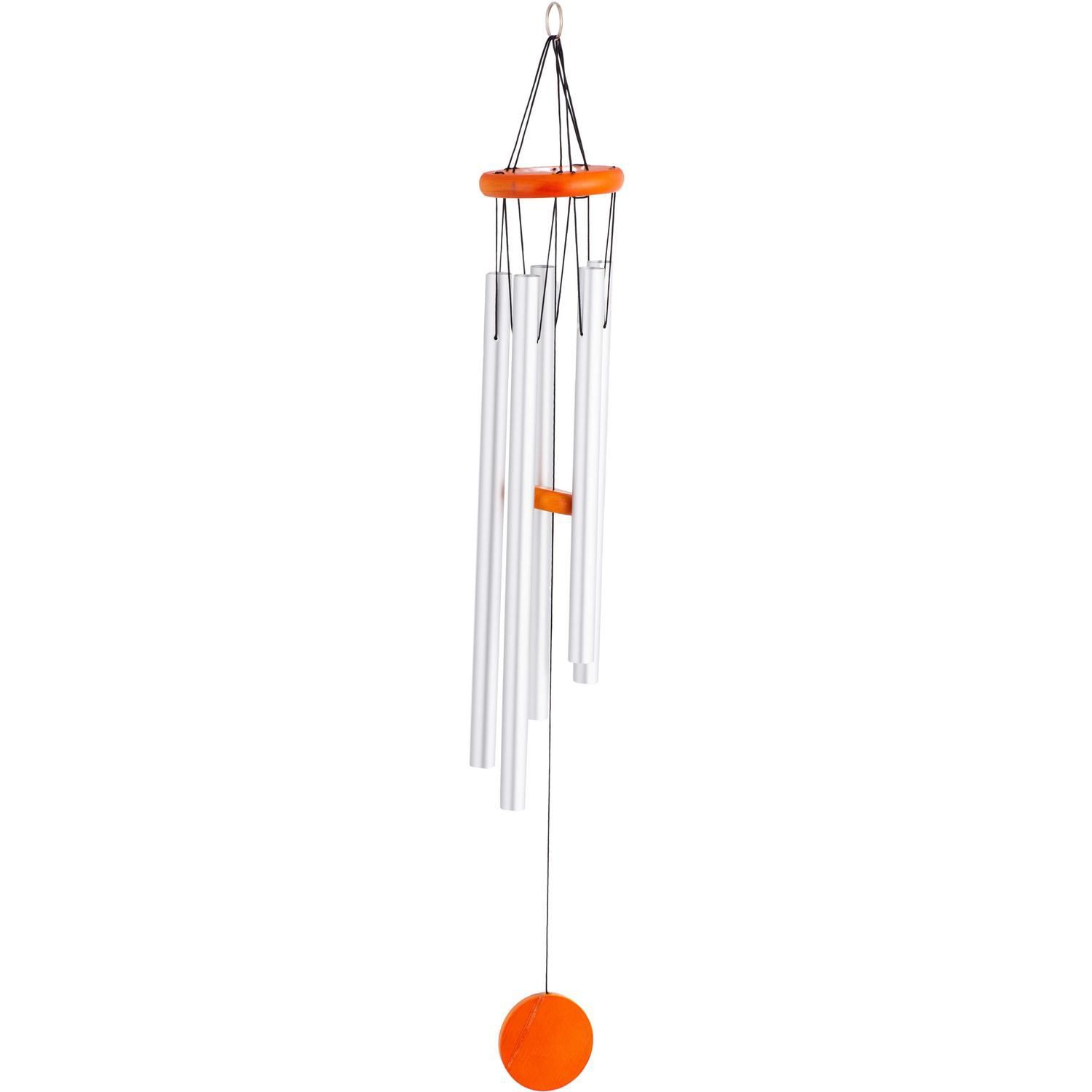 Campanas De Viento De Madera Y Metal – 19 Pulgadas, Tono Cobre Antiguo, Sonido Relajante, Ideales Para Puertas, Balcones Y Jardines, Decoración Interior/exterior