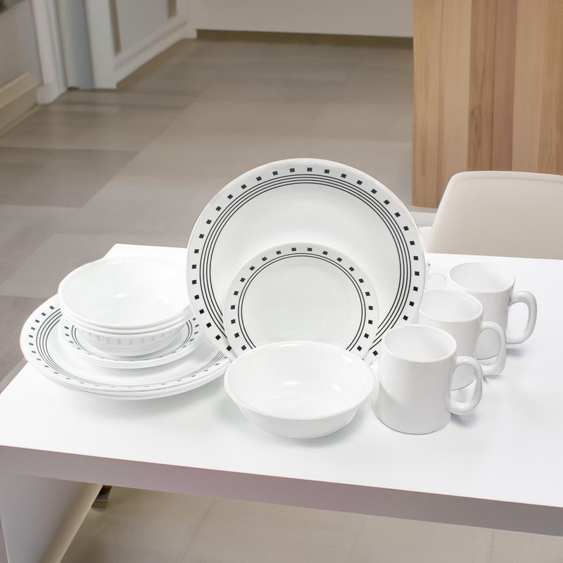 Vajilla City Block Puestos 16 Piezas CORELLE