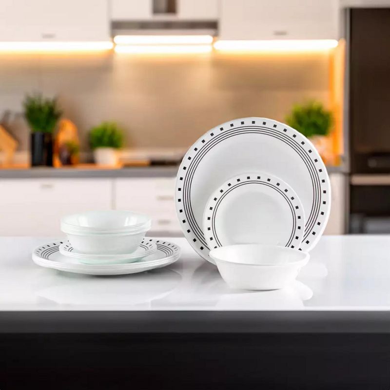 Vajilla City Block Puestos 16 Piezas CORELLE