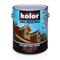 Sellador Kolor Techos Siliconada Rojo 1 Galón