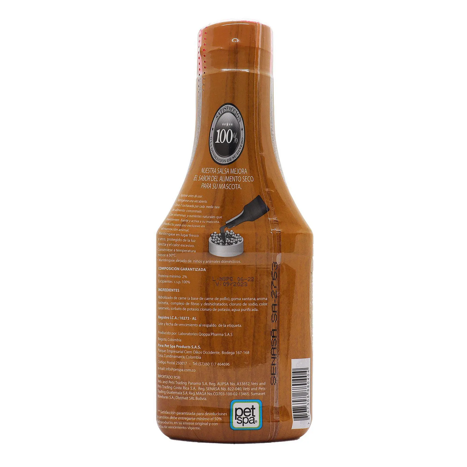 Snack Para Perro Salsa Casera Sabor a Pollo Natural Select 375ml