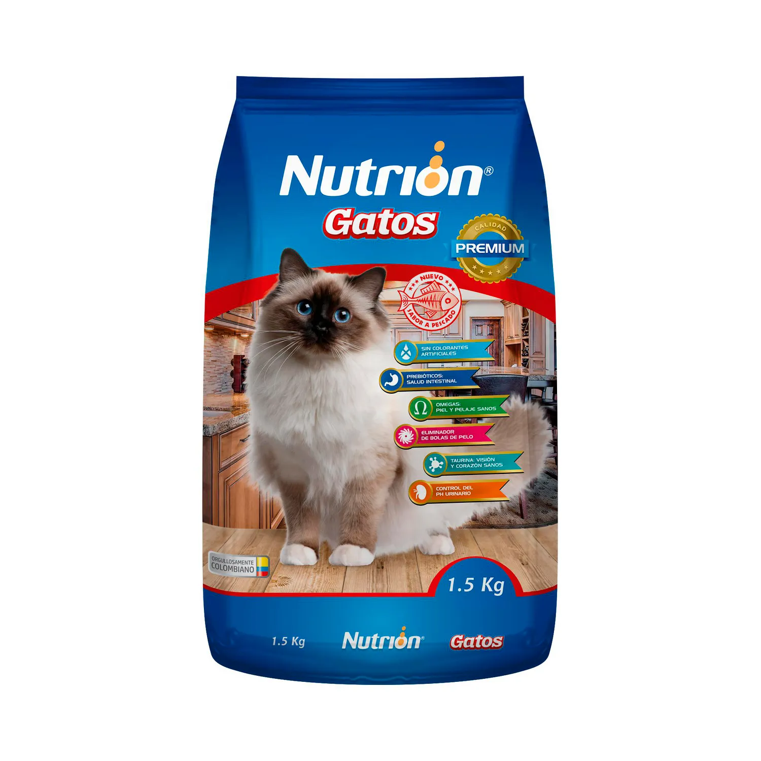 Comida Seca Para Gato Nutrion 1.5kg