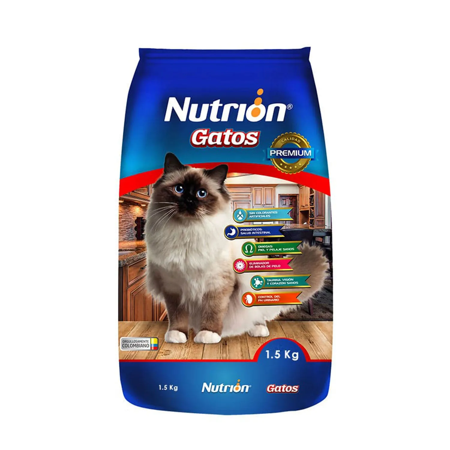 Comida Seca Para Gato Nutrion 1.5kg 4