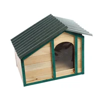Casa Para Perros Madera 69x50x55cm Mediano Natural