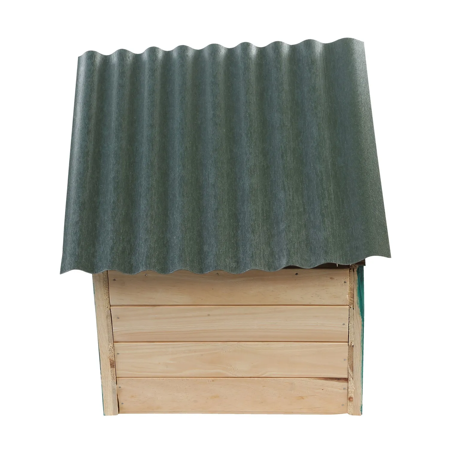 Casa Para Perros Madera 69x50x55cm Mediano Natural 3