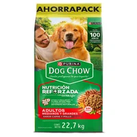 Comida Seca Para Perro Dog Chow Adulto Raza Mediana Carne 22.7kg