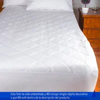 Casa Bonita Protector Ajustable Para Colchón Extradoble