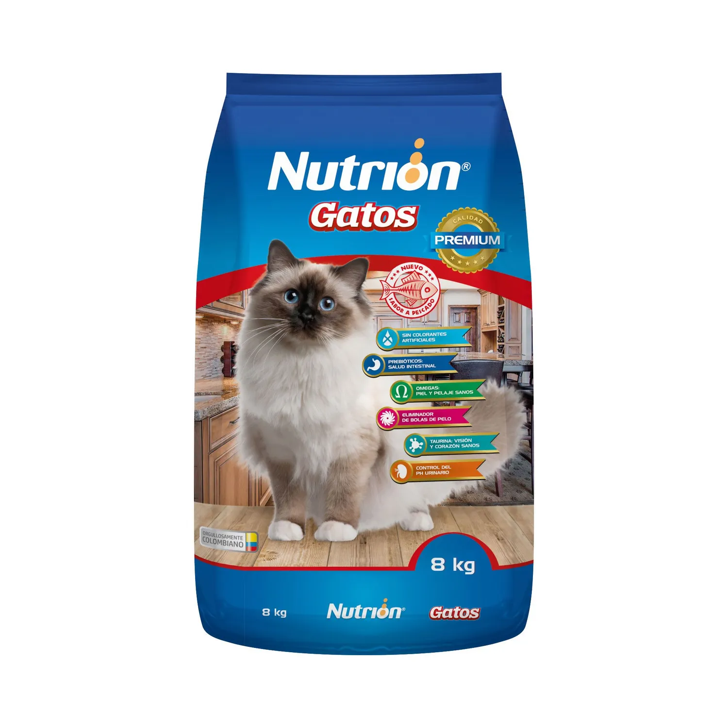 Comida Seca Para Gato Nutrion 8kg