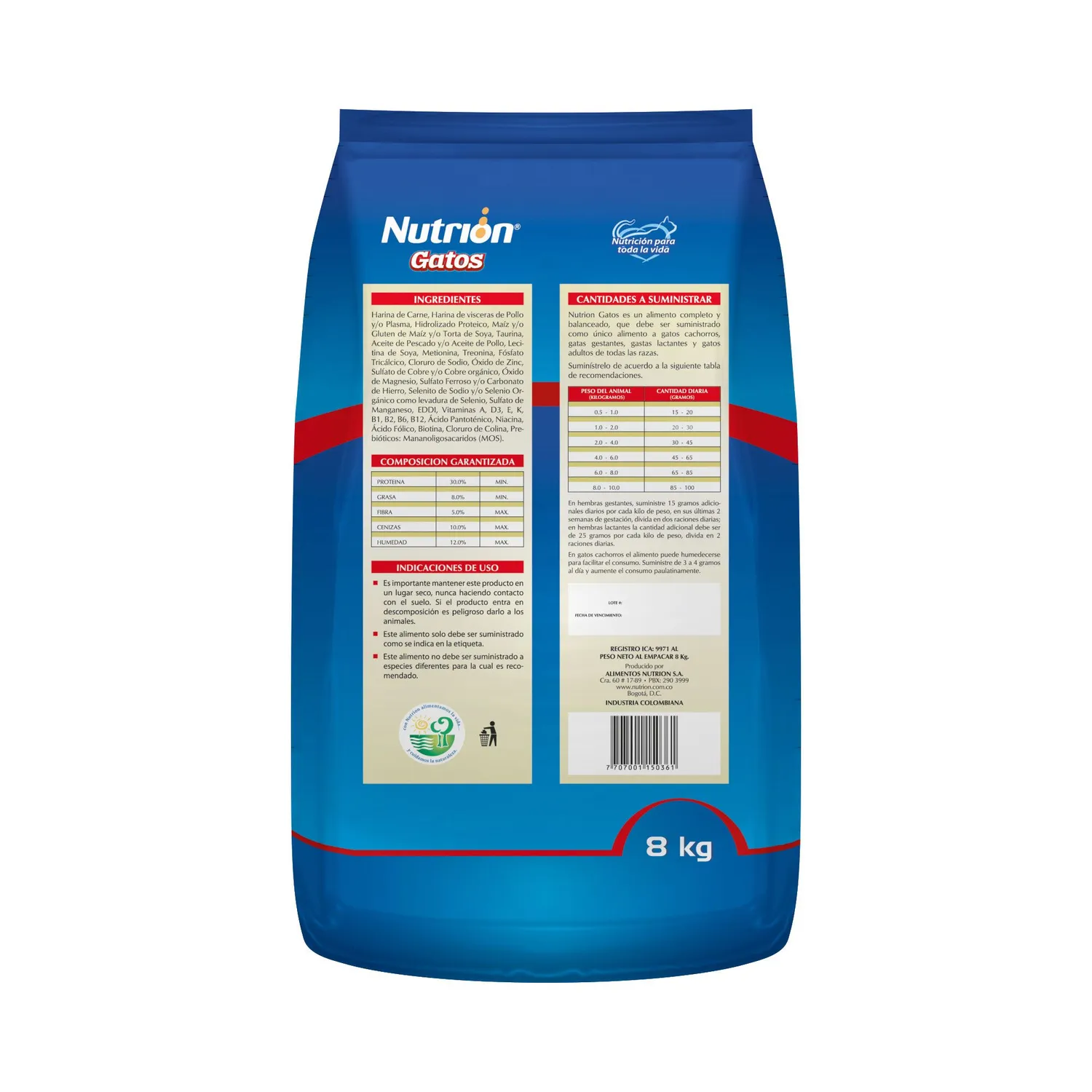 Comida Seca Para Gato Nutrion 8kg 3