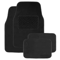 Tapete Auto Negro Alfombra 4Pzs