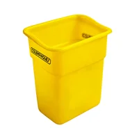 Caneca Plástica 10L Amarillo Para Metal