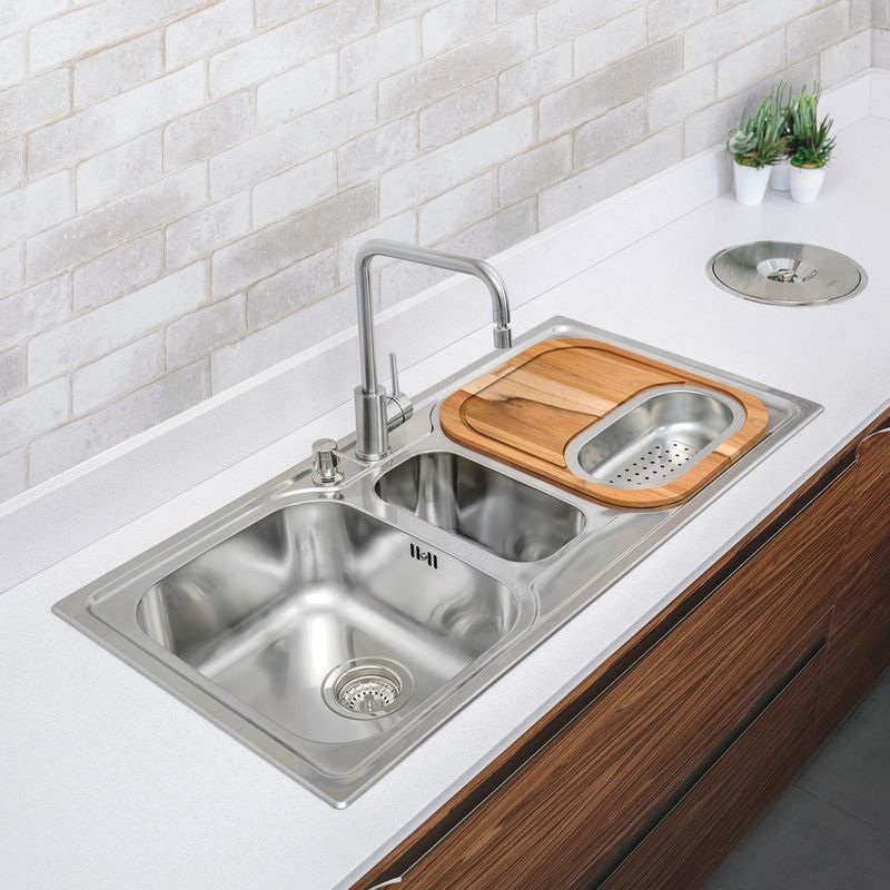 LAVAPLATOS A.INOX TRIPLE POCETA 1X51
