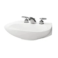 Lavamanos de Pedestal Máximo en Porcelana Sanitaria