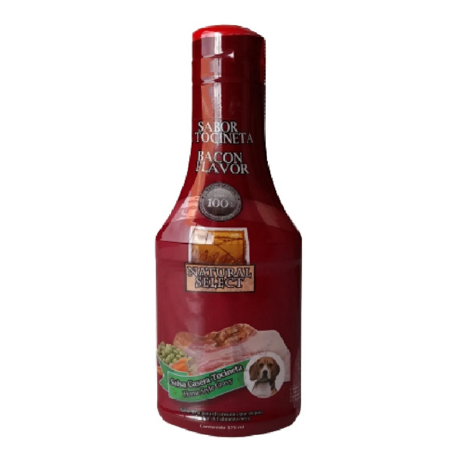 Snack Para Perro Salsa Casera Sabor A Tocineta Natural Select 375ml 3