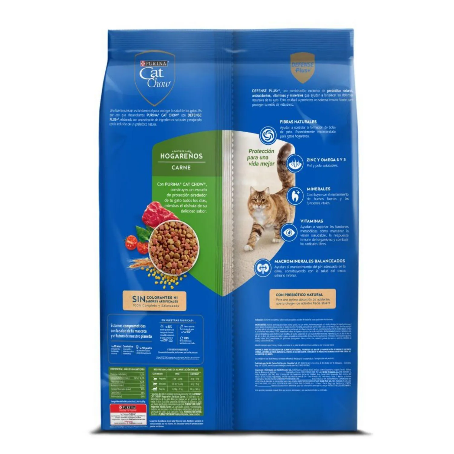 Comida Seca Para Gato Adulto Hogareños Cat Chow 1.5 Kg