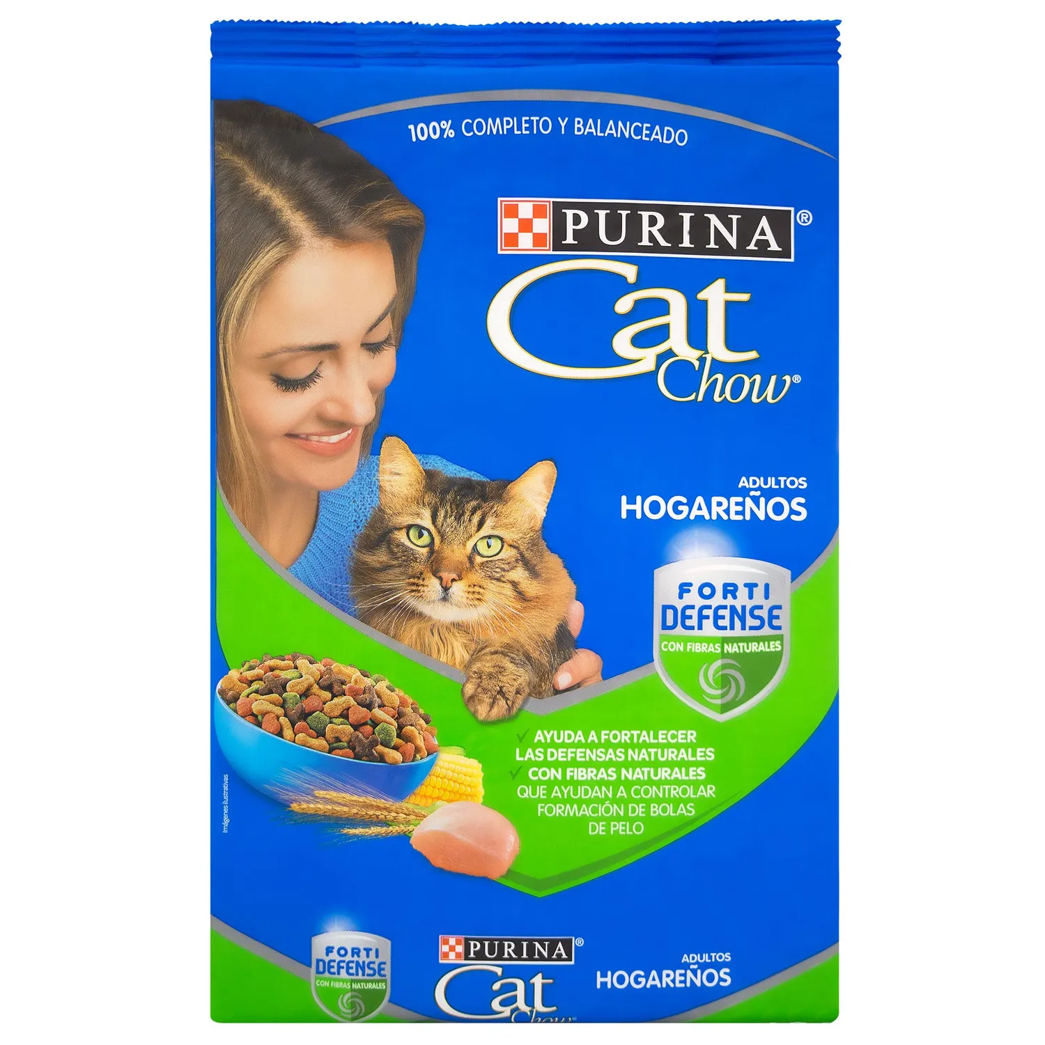 Comida Seca Para Gato Adulto Hogareños Cat Chow 1.5 Kg 9