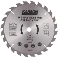 Disco Madera 8 1/4 Pulgadas 21cm Ancho 24 Dientes 21s824c
