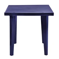 Mesa Cuadrada Plástico Azul 75x71x75 Cm