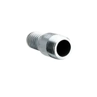 Niple Combinado De 1" Con Un Extremo Macho Npt Y El Otro Extremo Espigo Para Manguera.