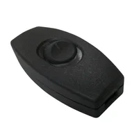 Interruptor De Paso Para Cable Dúplex 6A 120V Negro