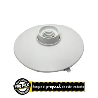 Roseta Plata Plástica Diy