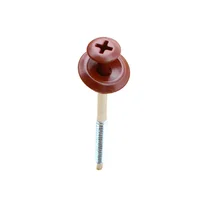 Tornillo Cubierta Techoline Rojo 100 Und