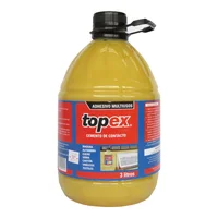 Adhesivo Multiusos Cemento de Contacto 3 Litros Topex