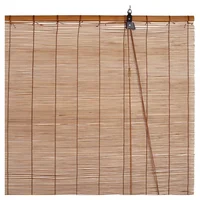 Persiana Enrollable 160x165 Cm Bambú Cedro