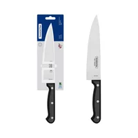 Cuchillo Cocina 20cm Ultracorte Acero Inoxidable con Mango en Plástico Negro Tramontina