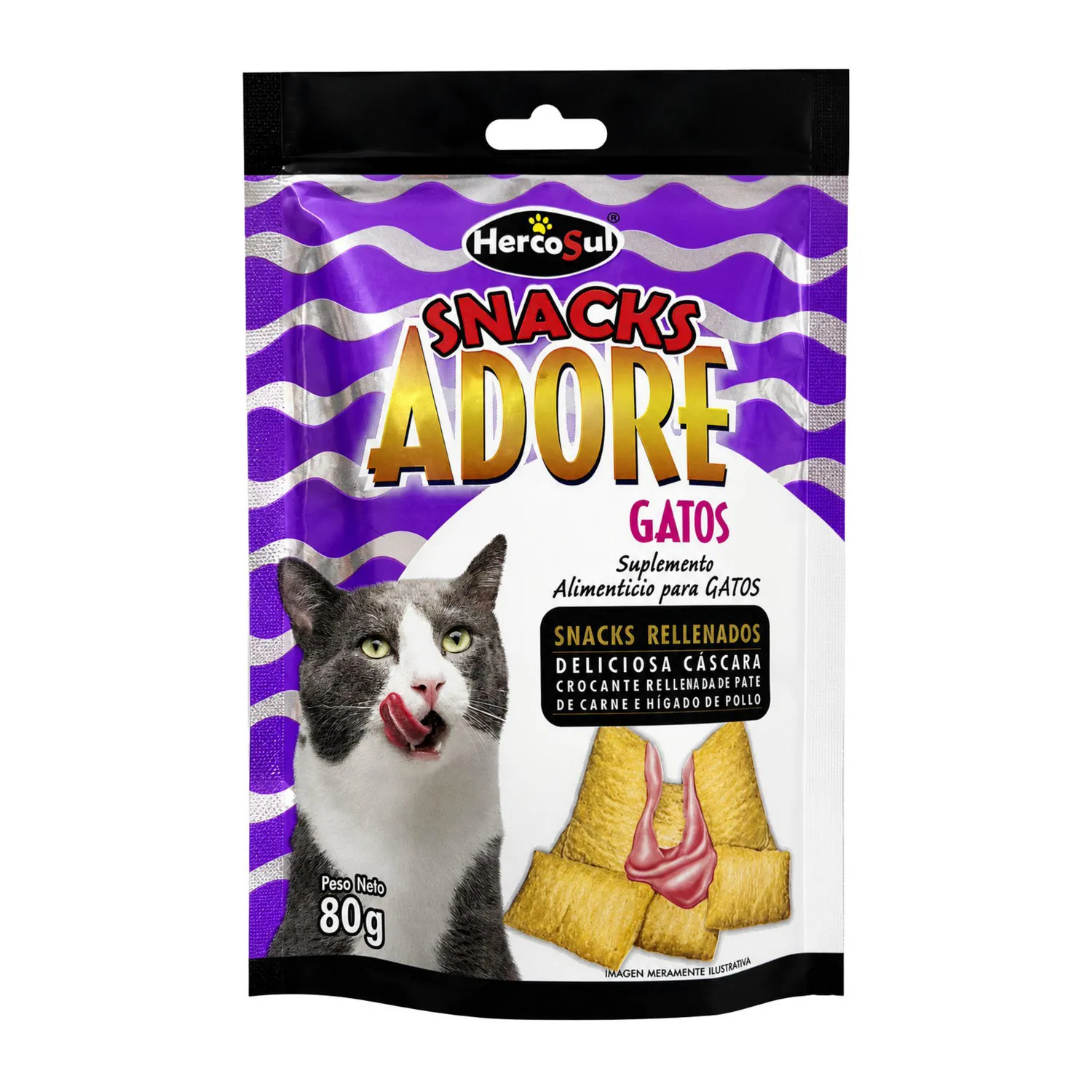 Snack Para Gato Adore 80g