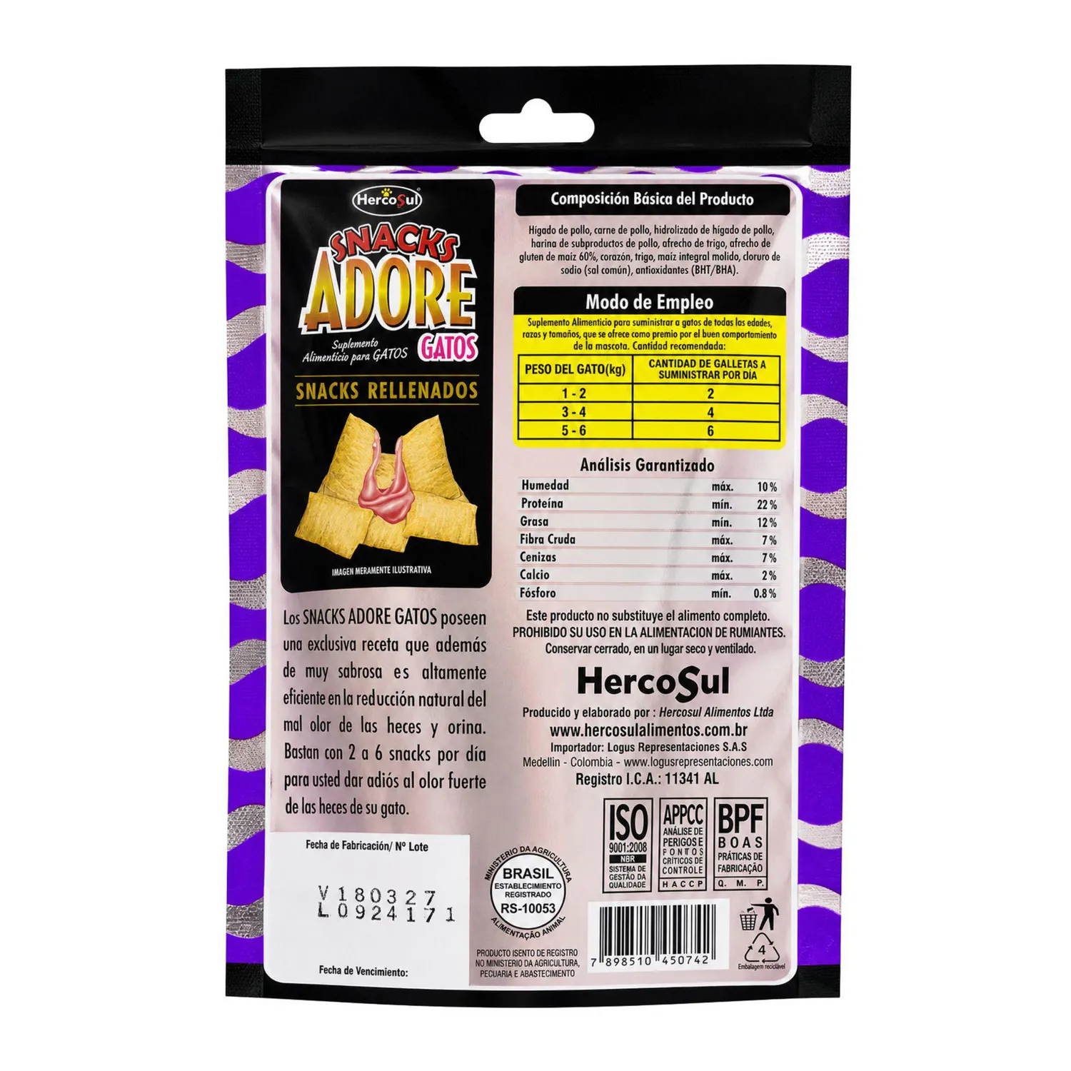 Snack Para Gato Adore 80g 3