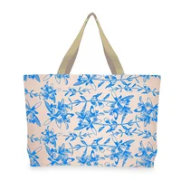 Bolsa ecológica para compras 55x40x12 cm en Algodón Beige