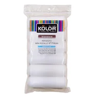 Mini Rodillo 4 Pulgadas Espuma Paquete x 6