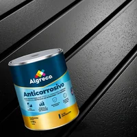 Pintura Anticorrosiva Mate Negro Algreco 1/4 Galón