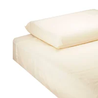Juego De Sábanas Semidoble 132 Hilos Beige