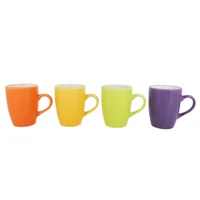 Mug Cónico X 4 Unidades 300Cc