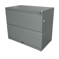 Archivador Horizontal 2 Gavetas 76X90X50Cm Gris
