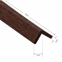 Esquinero Wengue 6 Unidades 2x2cm 2.40m Dekoart