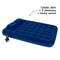 Combo colchon inflable $74.900