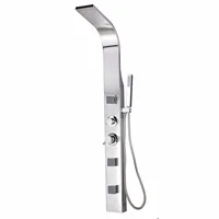 Columna Ducha Aluminio 1300x120mm 3 Jets Sensi Dacqua